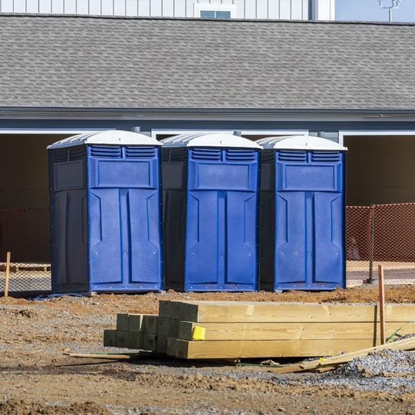 Heavy-duty construction site porta potty in Bemidji, Minnesota